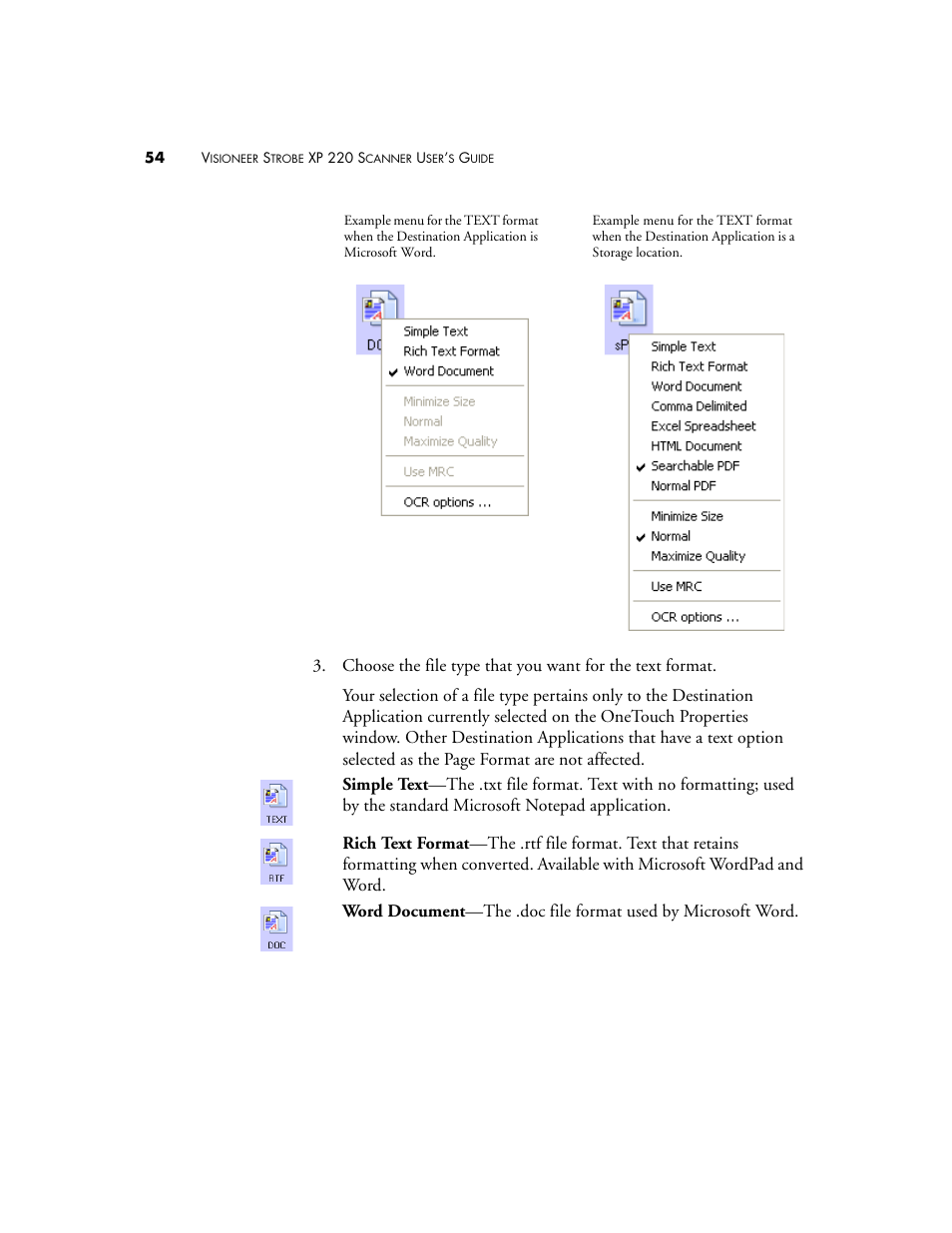 Visioneer XP220 User Manual | Page 61 / 172