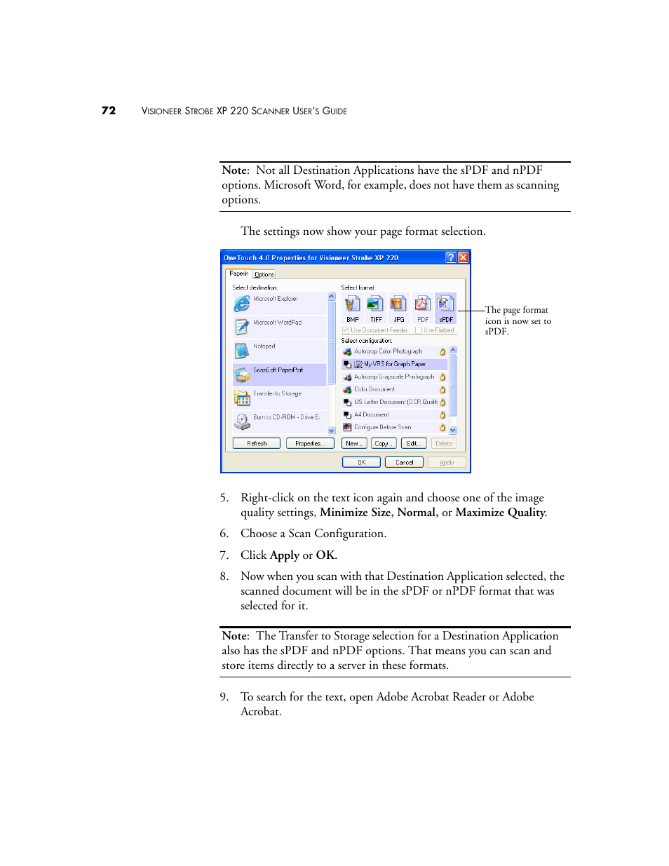 Visioneer XP220 User Manual | Page 79 / 172