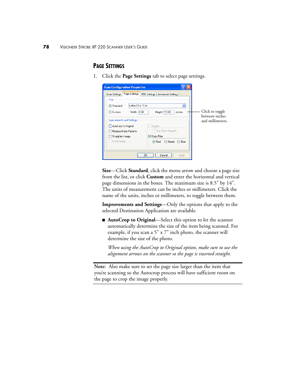 Visioneer XP220 User Manual | Page 85 / 172