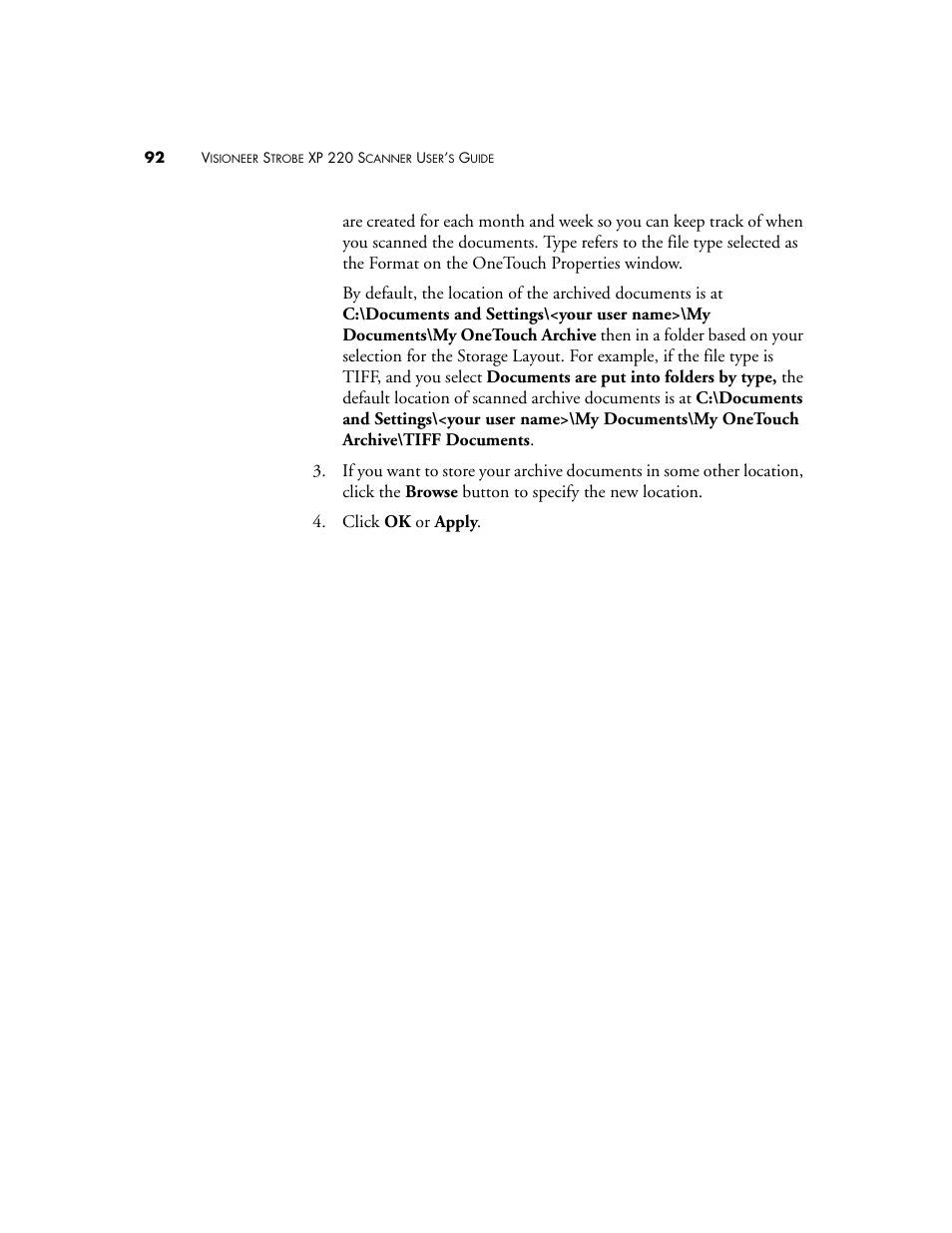Visioneer XP220 User Manual | Page 99 / 172