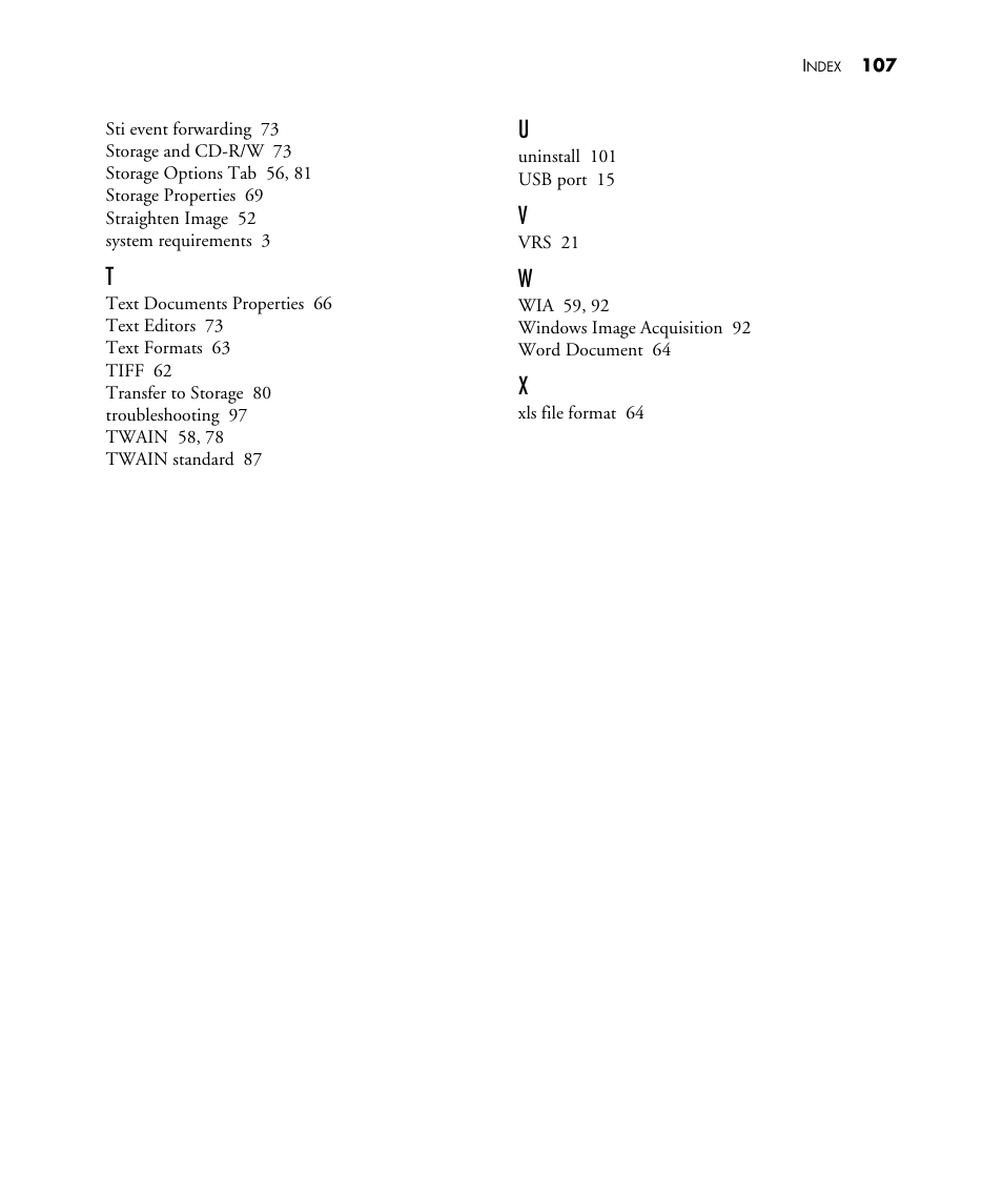 Visioneer PATRIOT 480 User Manual | Page 112 / 114