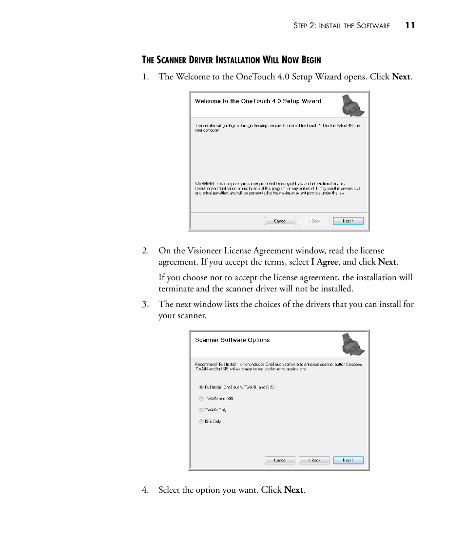 Visioneer PATRIOT 480 User Manual | Page 16 / 114