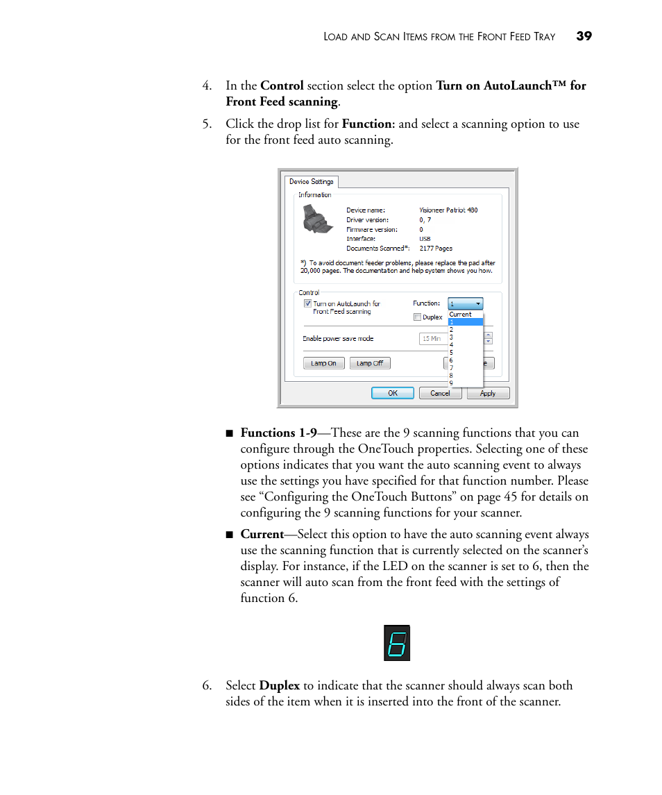 Visioneer PATRIOT 480 User Manual | Page 44 / 114