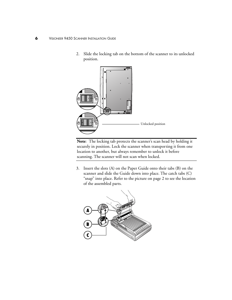 Visioneer 9450 User Manual | Page 10 / 58