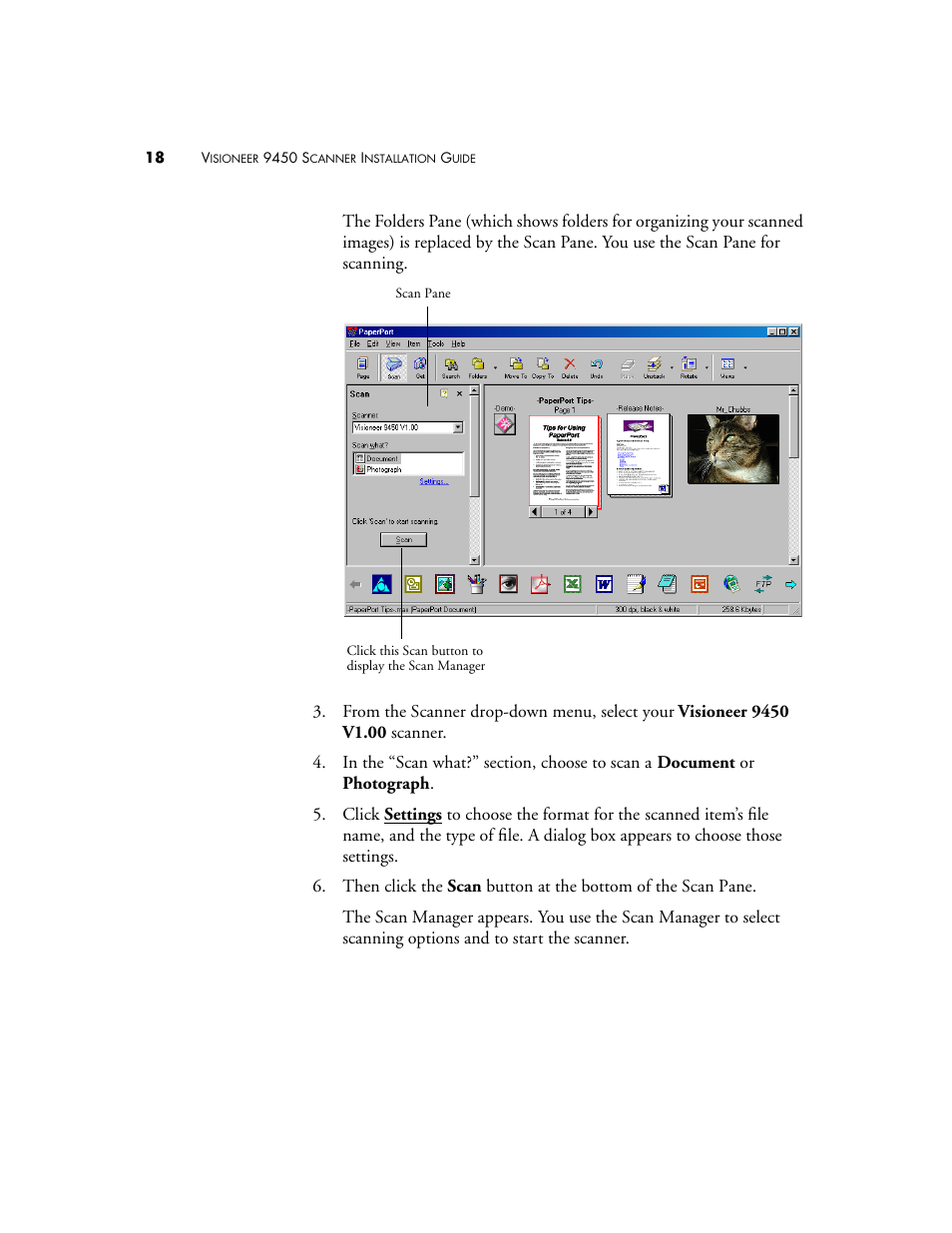 Visioneer 9450 User Manual | Page 22 / 58