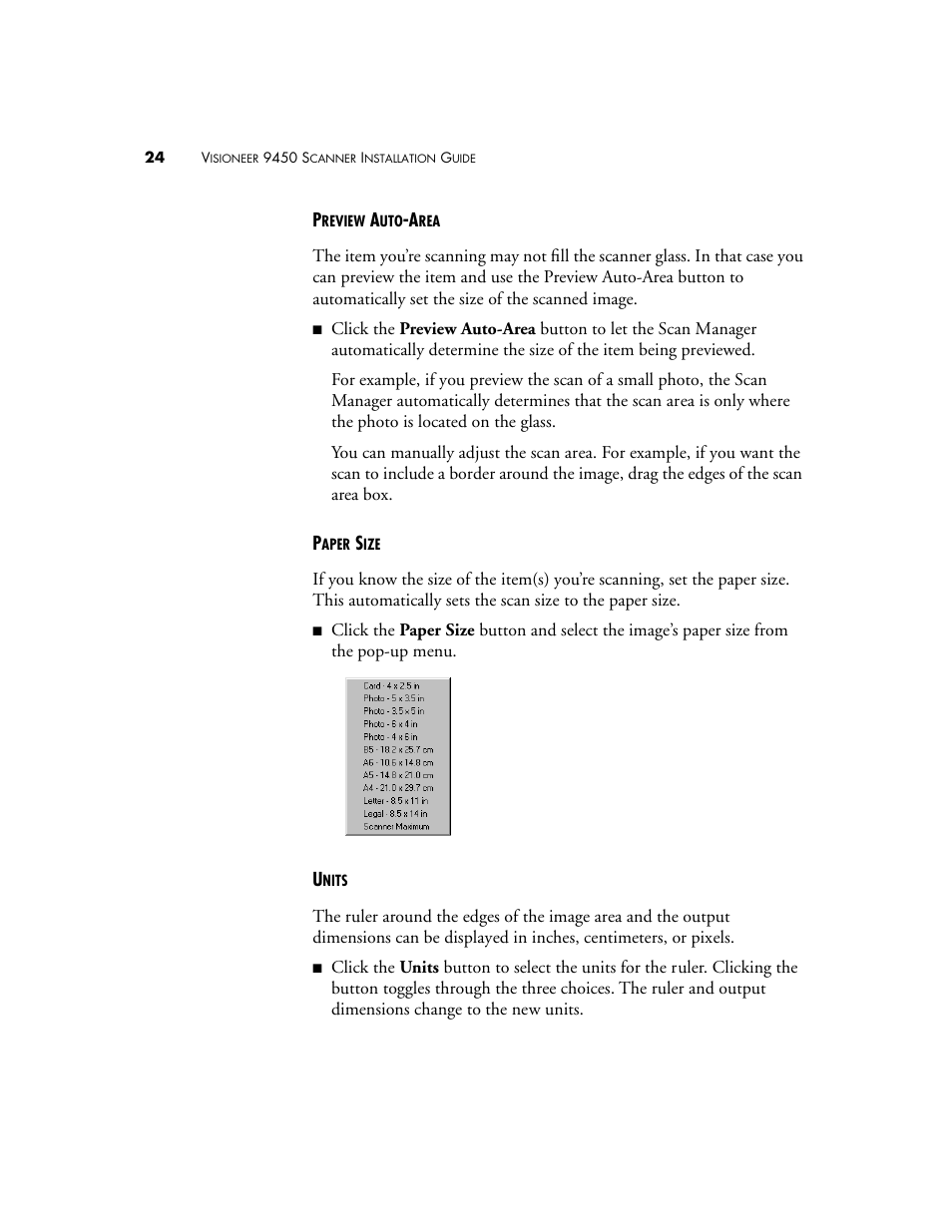 Visioneer 9450 User Manual | Page 28 / 58