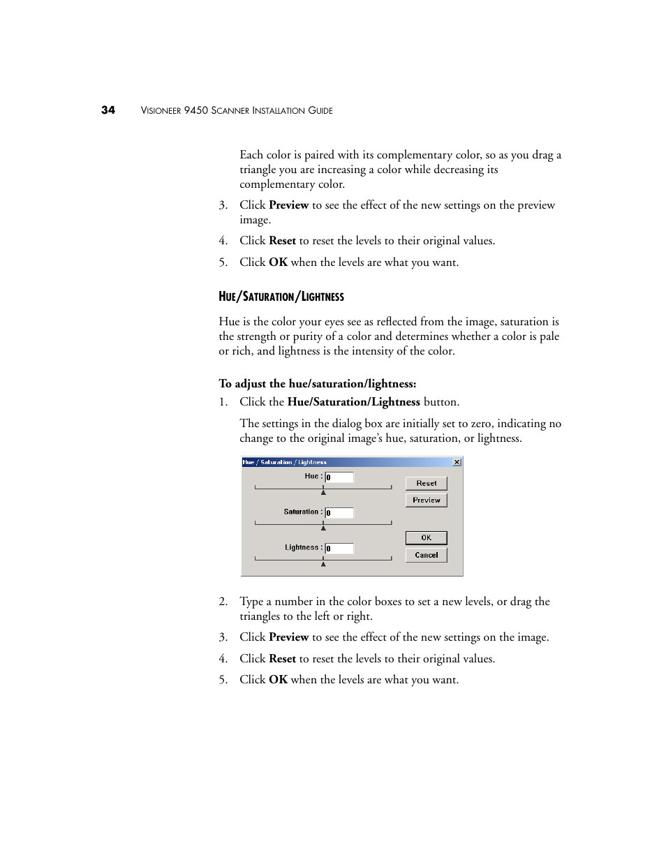 Visioneer 9450 User Manual | Page 38 / 58
