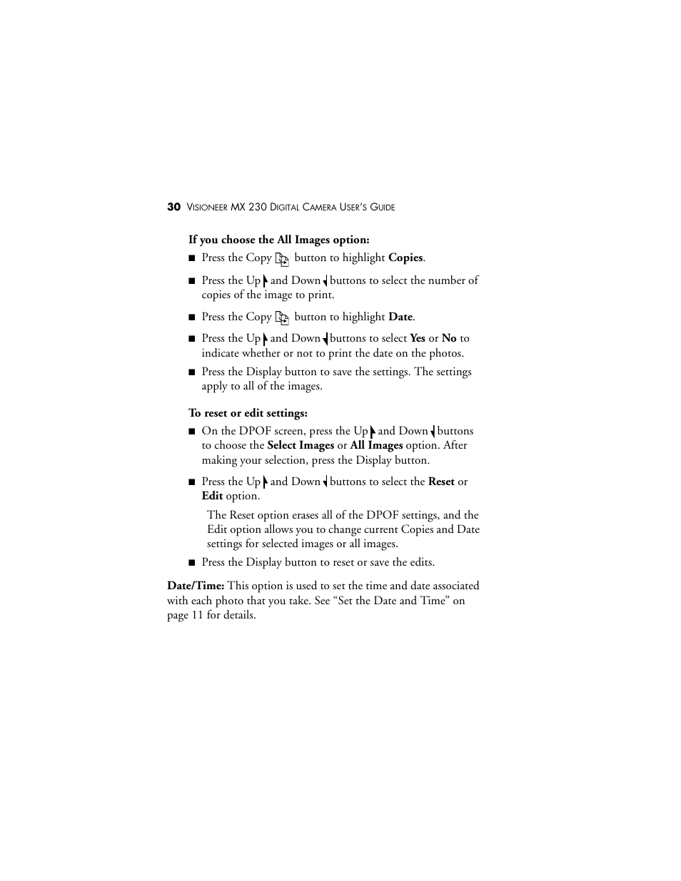 Visioneer MX 230 User Manual | Page 36 / 68