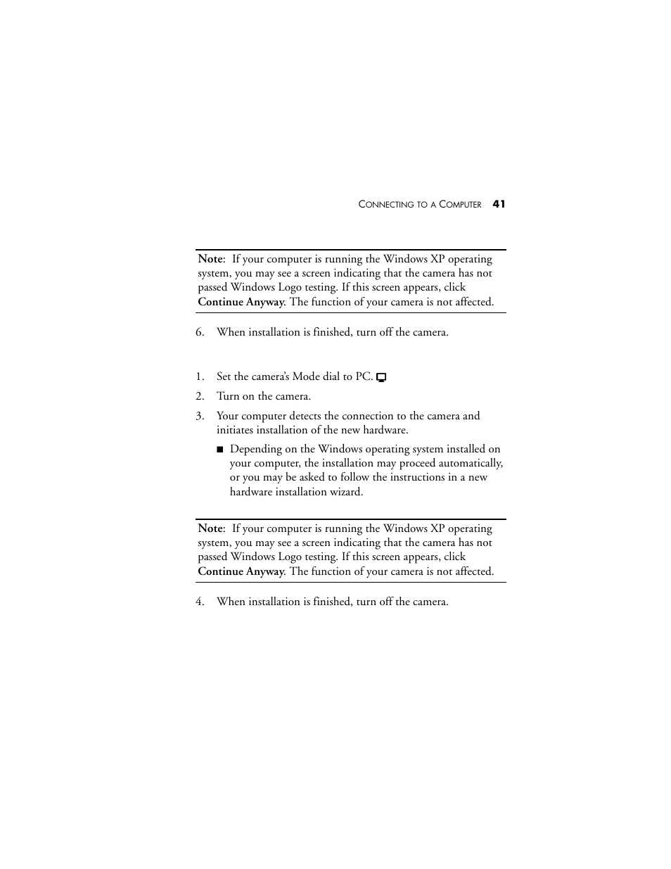 Visioneer MX 230 User Manual | Page 47 / 68