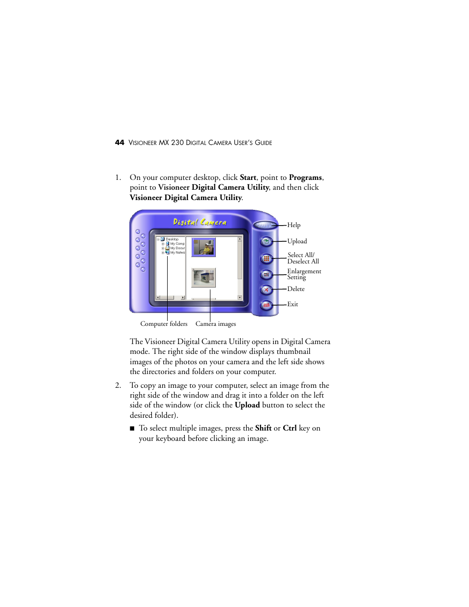 Visioneer MX 230 User Manual | Page 50 / 68