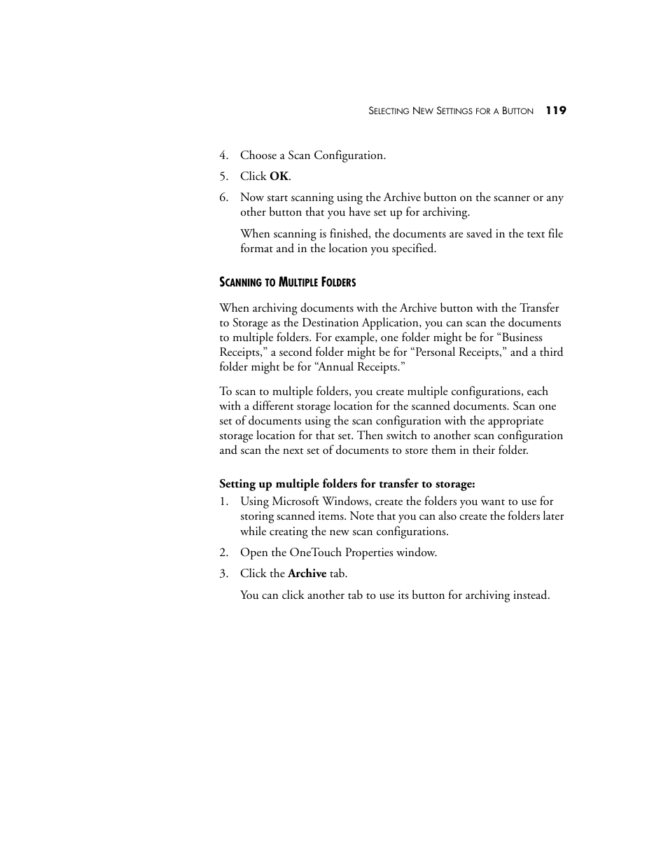Visioneer One Touch 9420 User Manual | Page 126 / 154