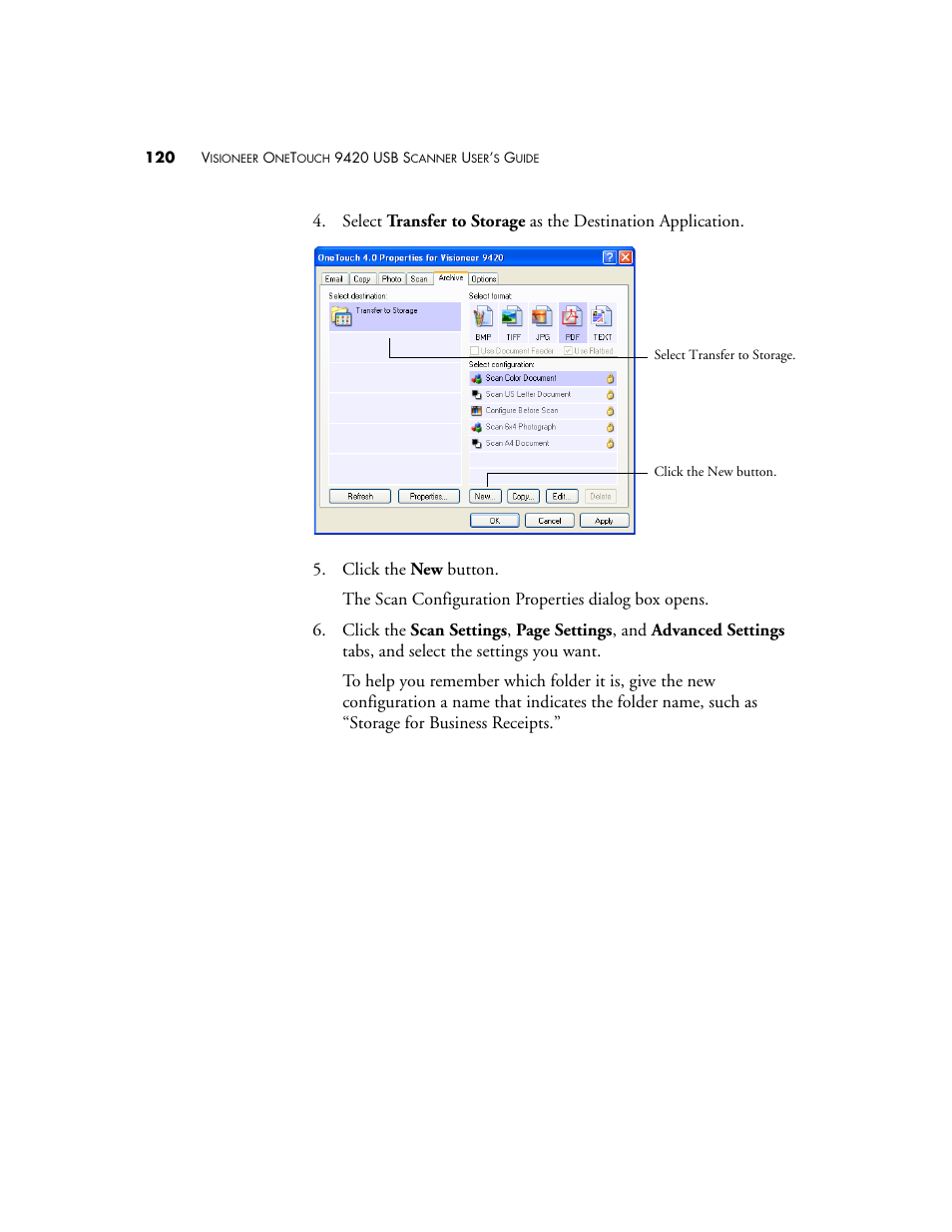 Visioneer One Touch 9420 User Manual | Page 127 / 154