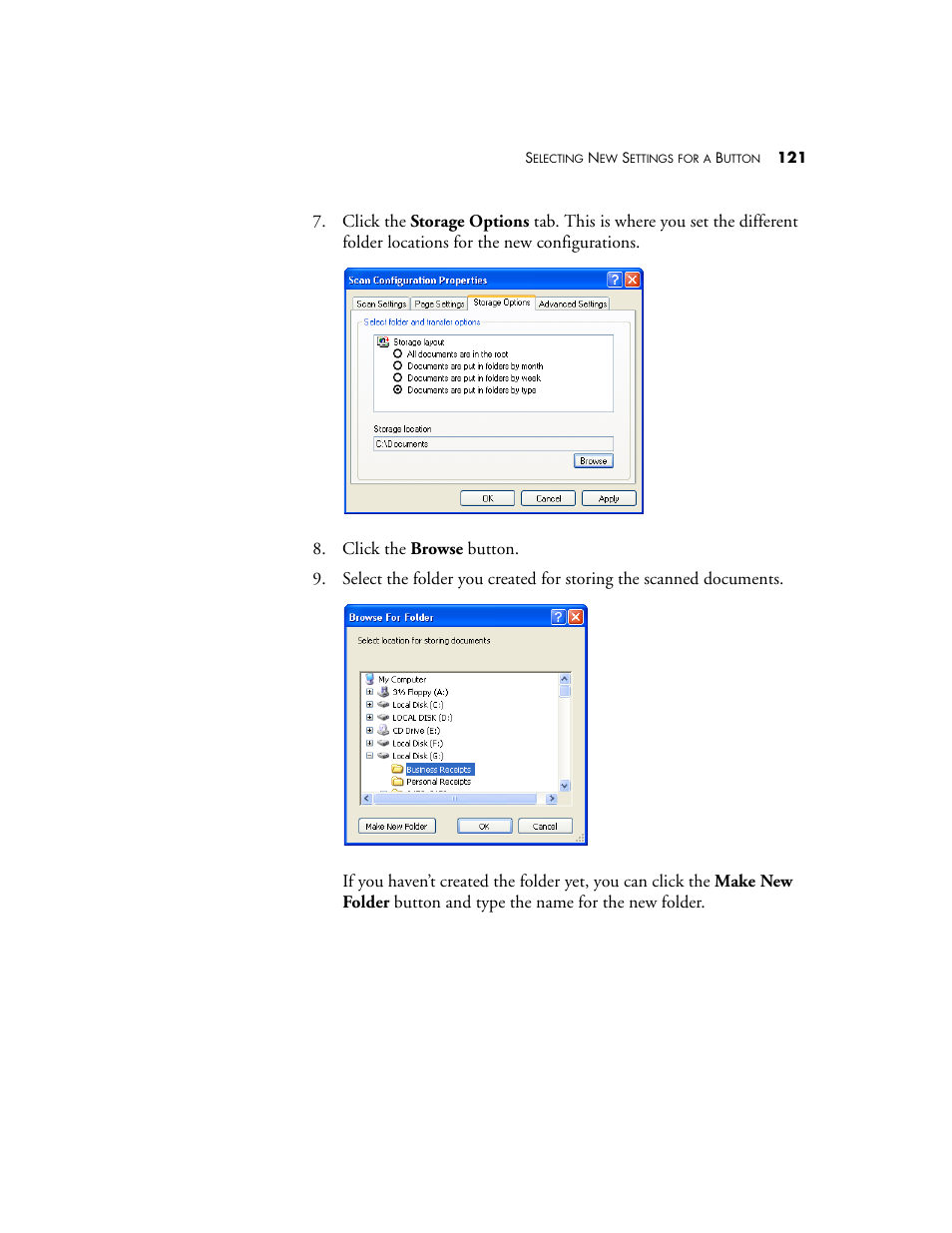 Visioneer One Touch 9420 User Manual | Page 128 / 154