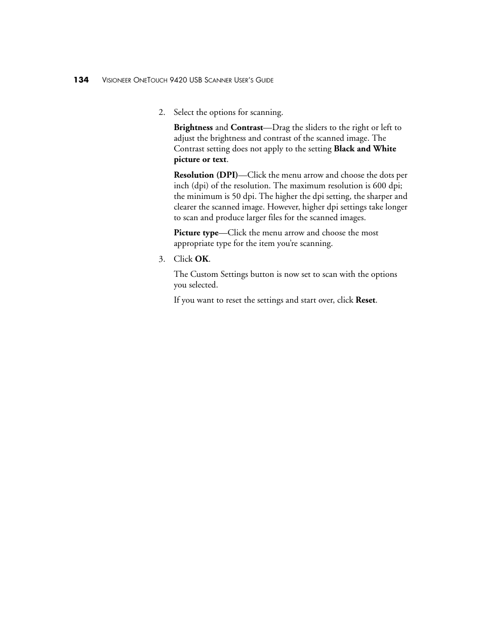 Visioneer One Touch 9420 User Manual | Page 141 / 154