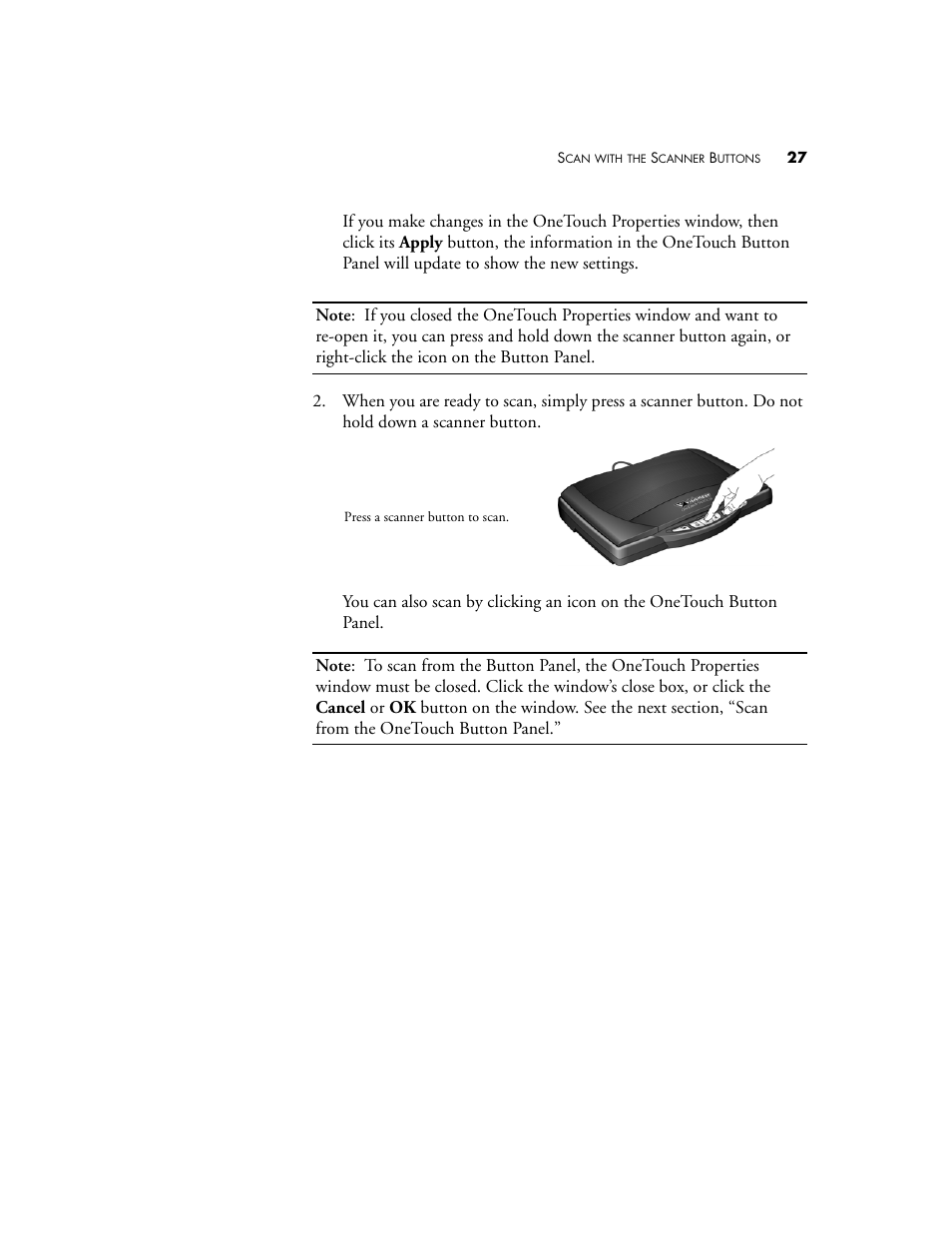 Visioneer One Touch 9420 User Manual | Page 34 / 154