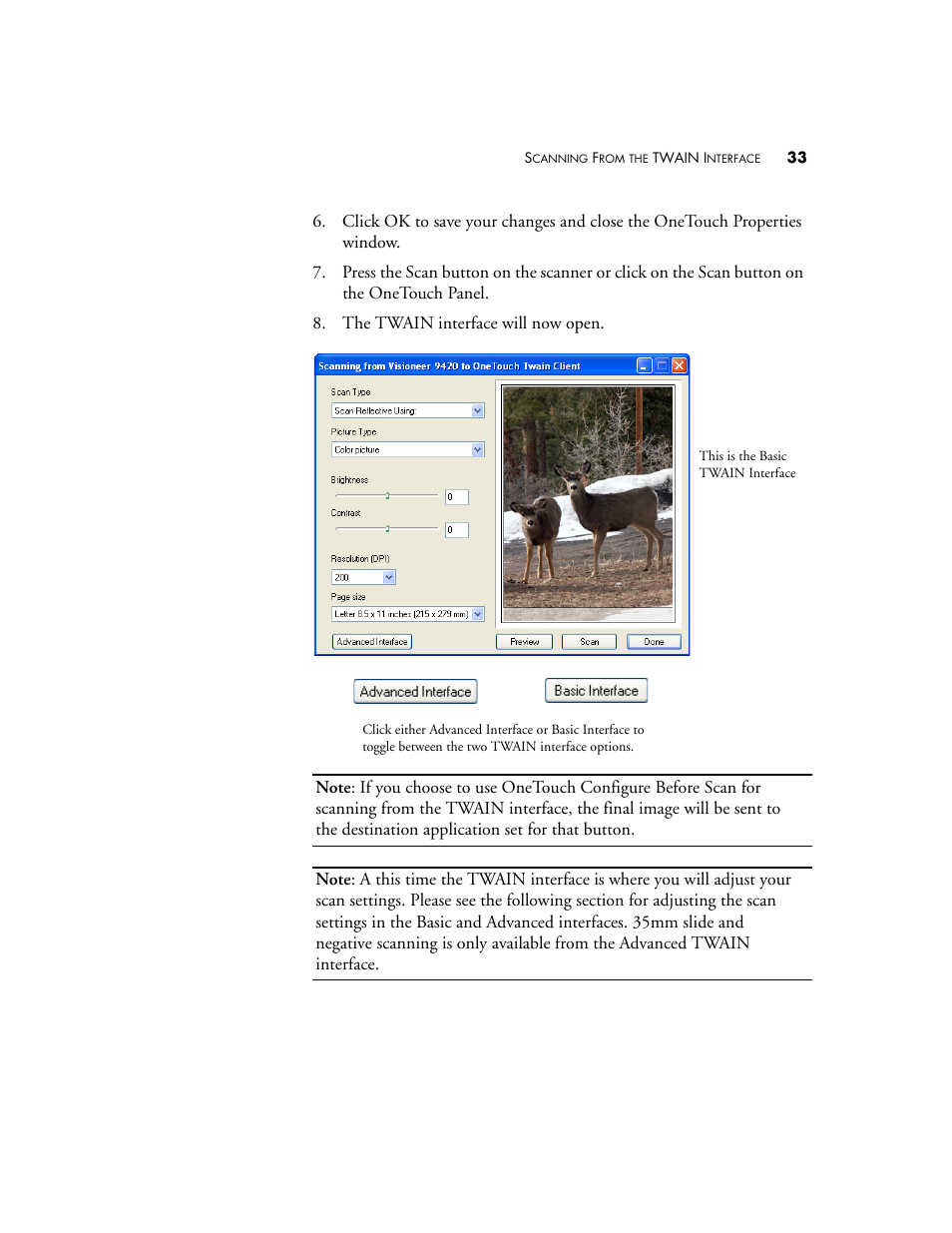 Visioneer One Touch 9420 User Manual | Page 40 / 154