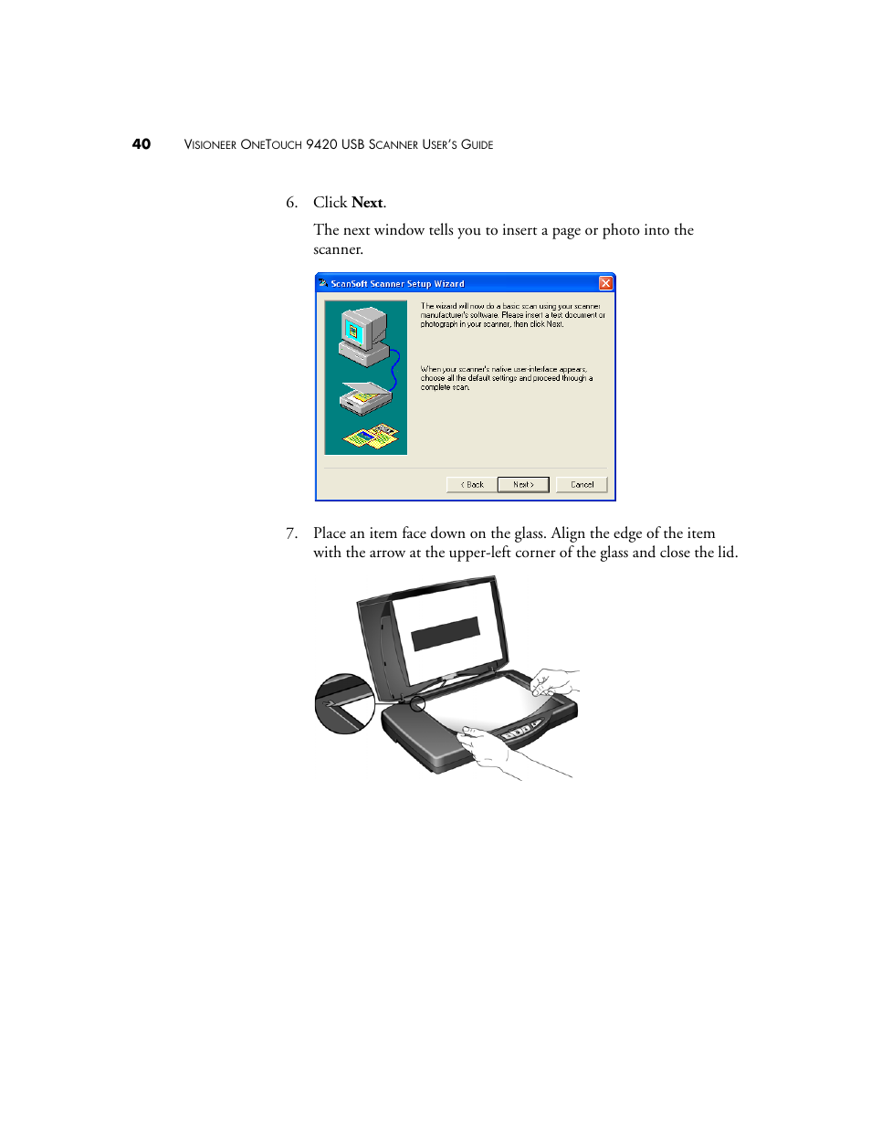 Visioneer One Touch 9420 User Manual | Page 47 / 154