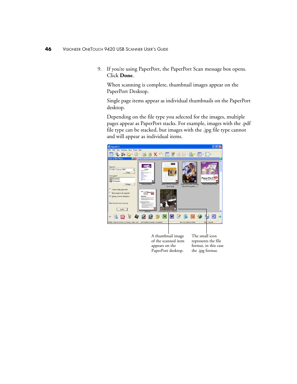Visioneer One Touch 9420 User Manual | Page 53 / 154