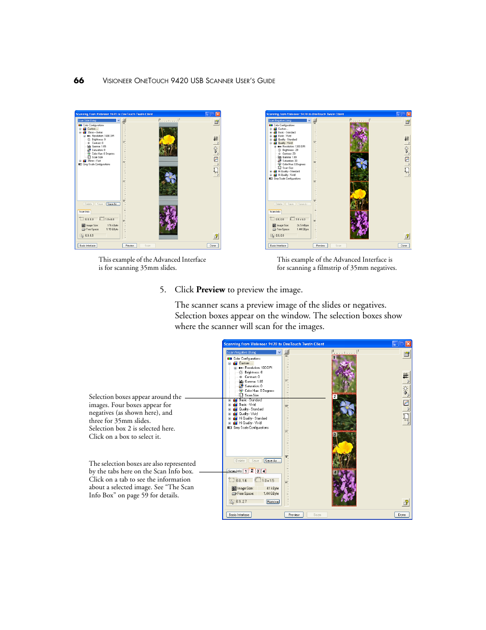 Visioneer One Touch 9420 User Manual | Page 73 / 154