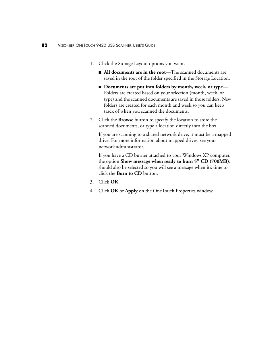 Visioneer One Touch 9420 User Manual | Page 89 / 154