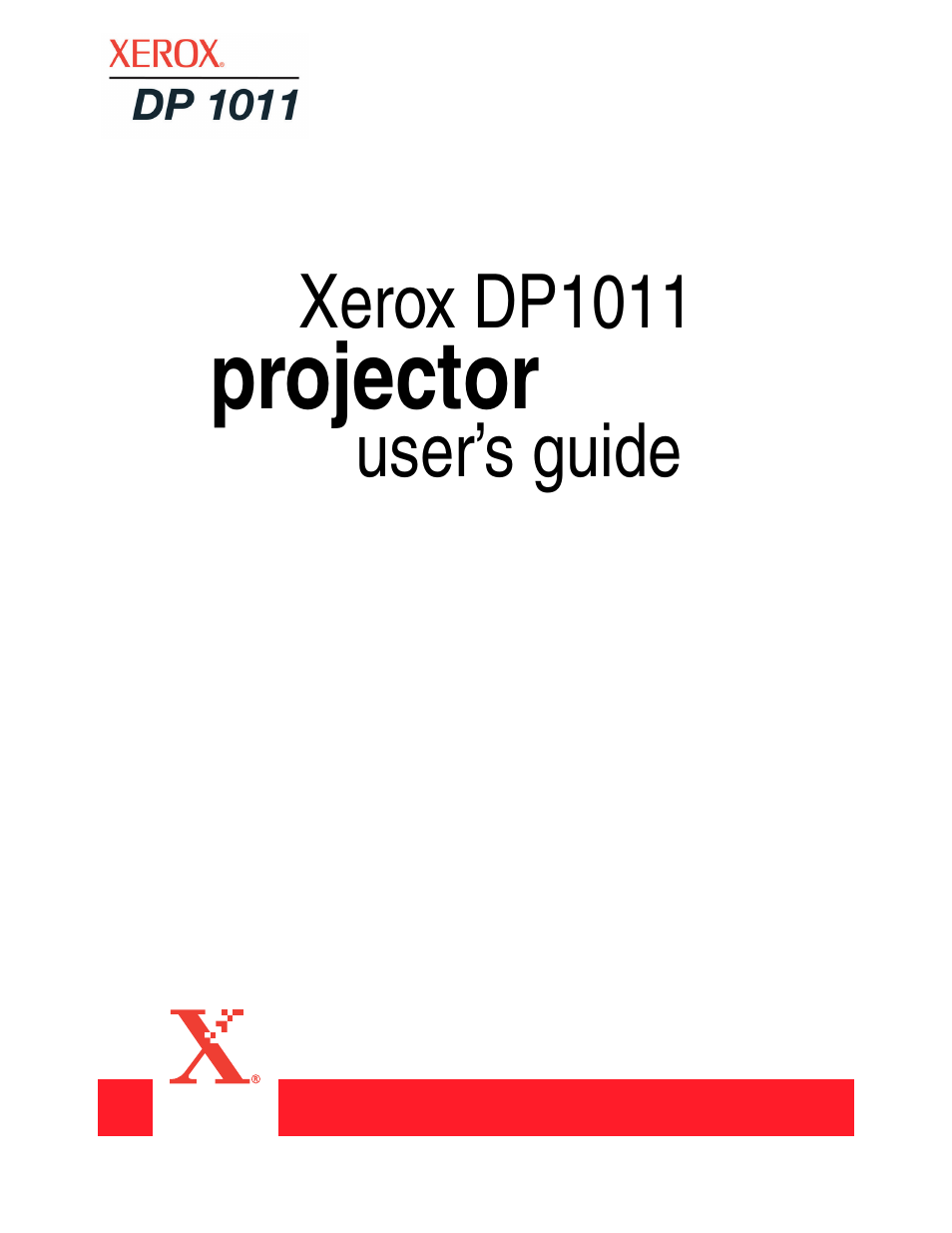 Projector | Visioneer DP1011 User Manual | Page 2 / 36