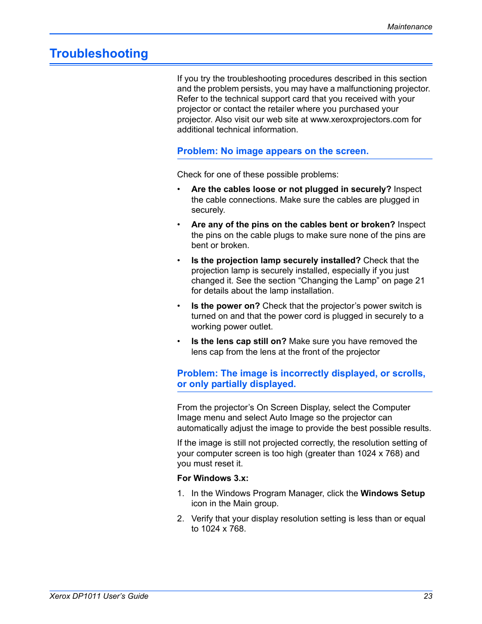 Troubleshooting | Visioneer DP1011 User Manual | Page 28 / 36