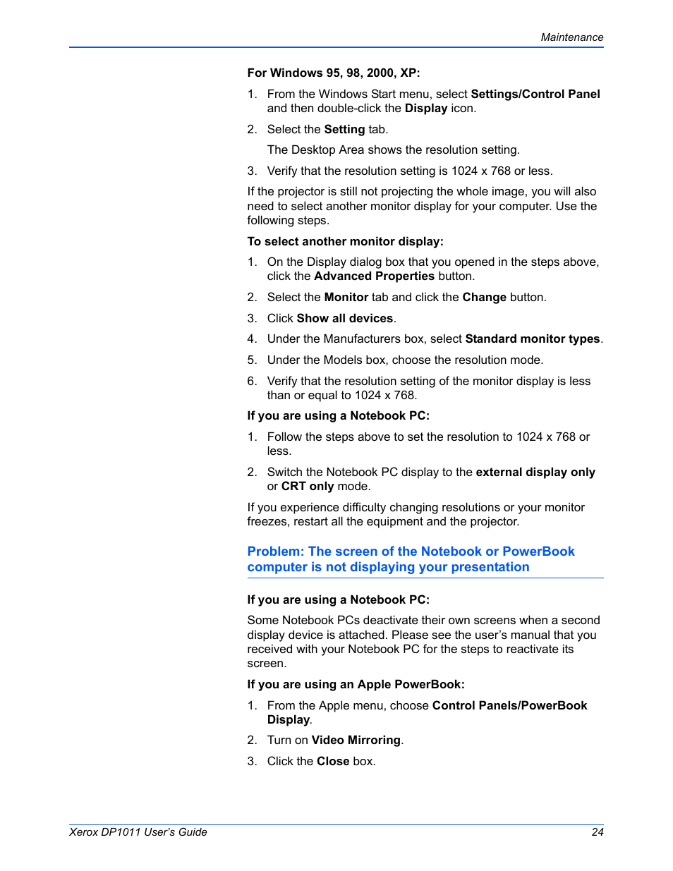 Visioneer DP1011 User Manual | Page 29 / 36