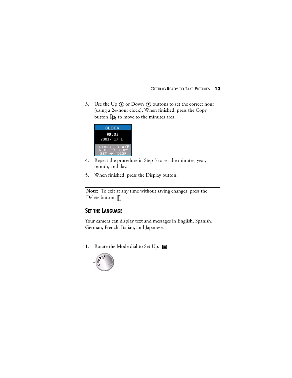 Set the language | Visioneer MX 200 User Manual | Page 19 / 66