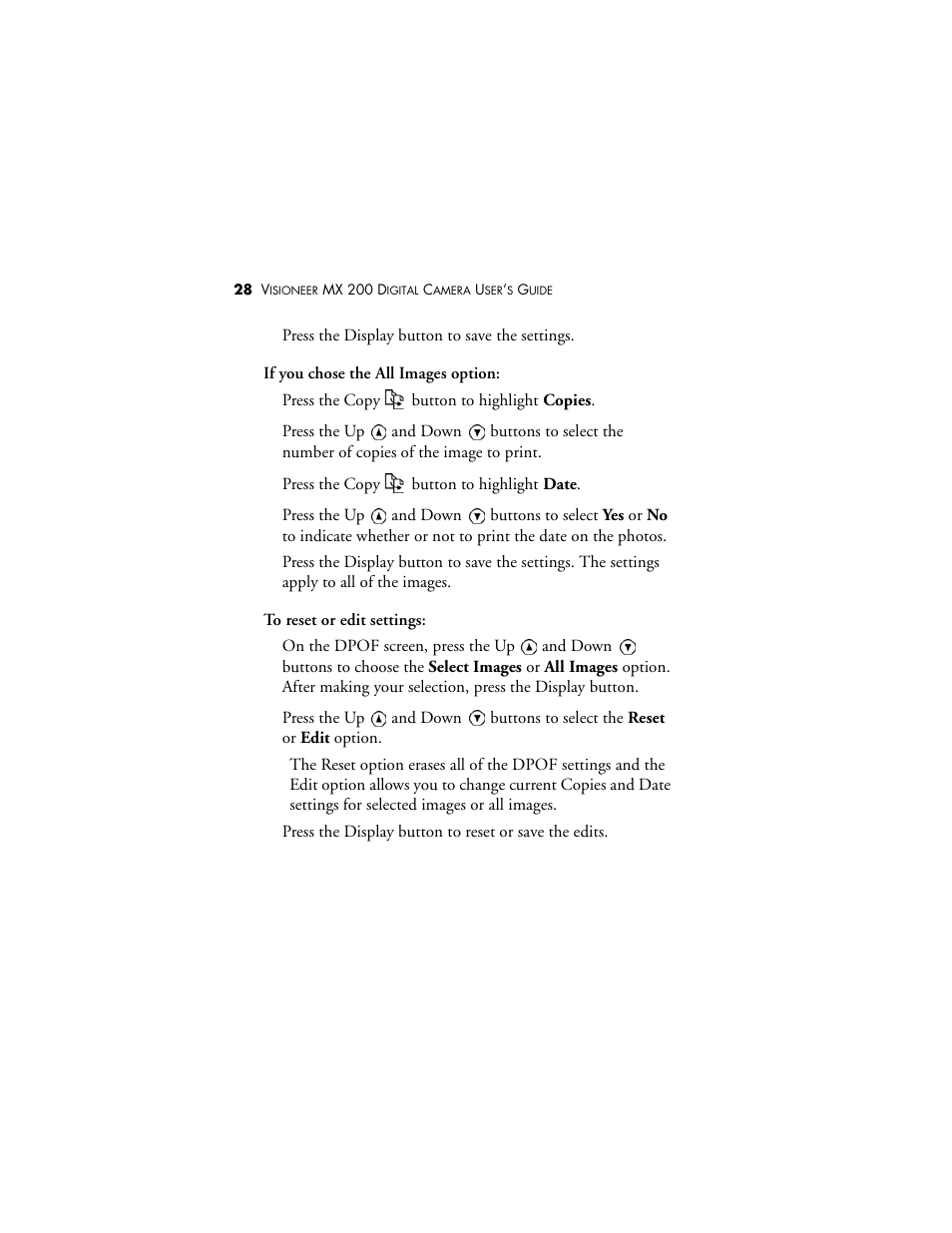 Visioneer MX 200 User Manual | Page 34 / 66