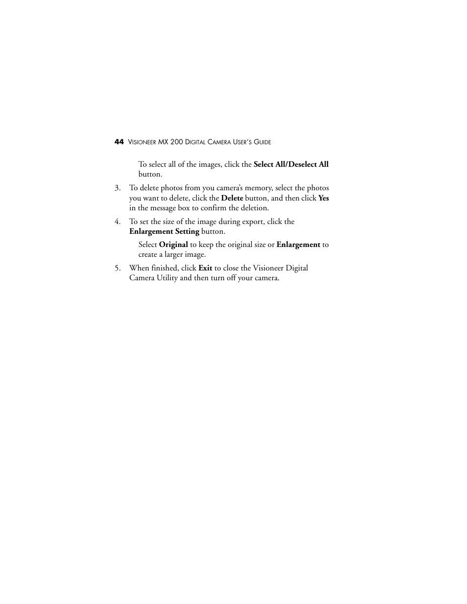 Visioneer MX 200 User Manual | Page 50 / 66