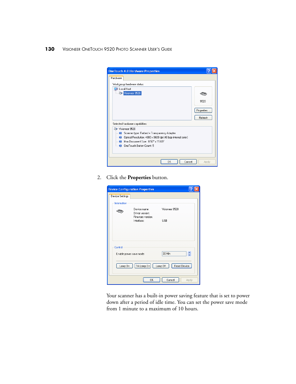 Visioneer 9520 User Manual | Page 137 / 156