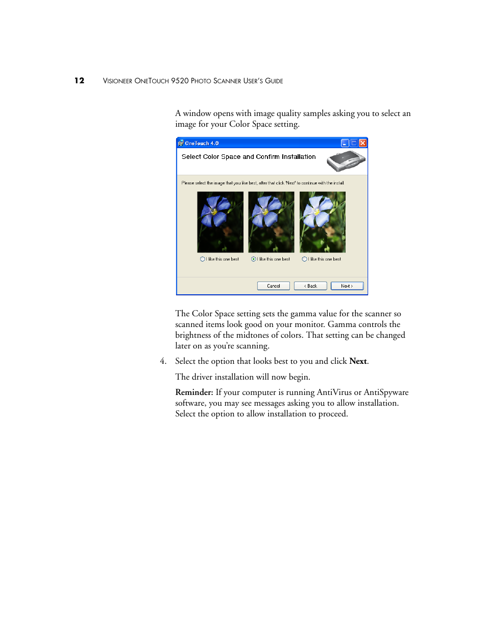 Visioneer 9520 User Manual | Page 19 / 156