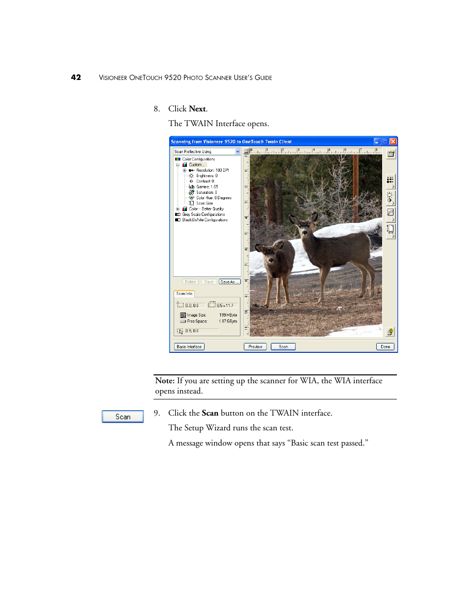 Visioneer 9520 User Manual | Page 49 / 156