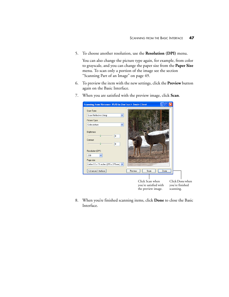 Visioneer 9520 User Manual | Page 54 / 156