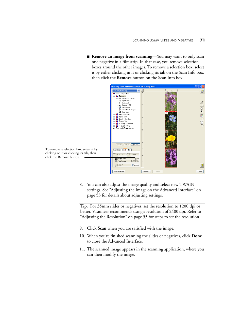 Visioneer 9520 User Manual | Page 78 / 156