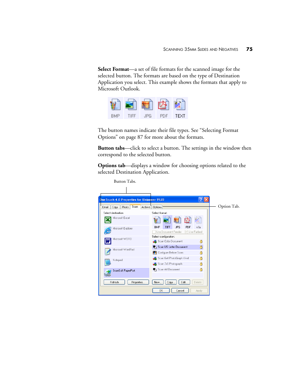 Visioneer 9520 User Manual | Page 82 / 156