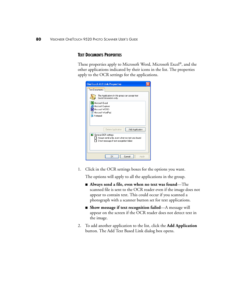Visioneer 9520 User Manual | Page 87 / 156