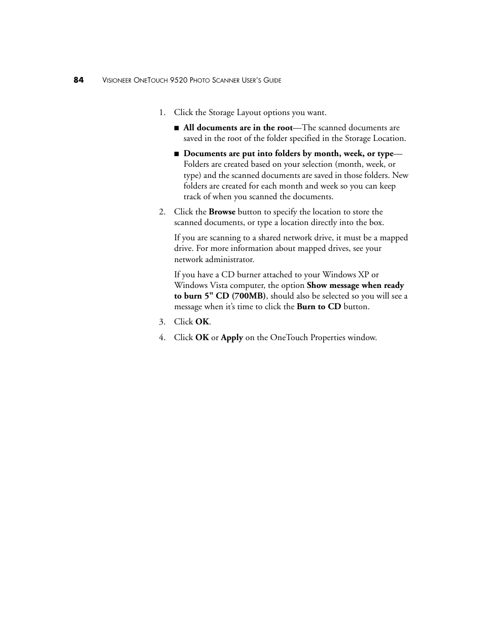 Visioneer 9520 User Manual | Page 91 / 156
