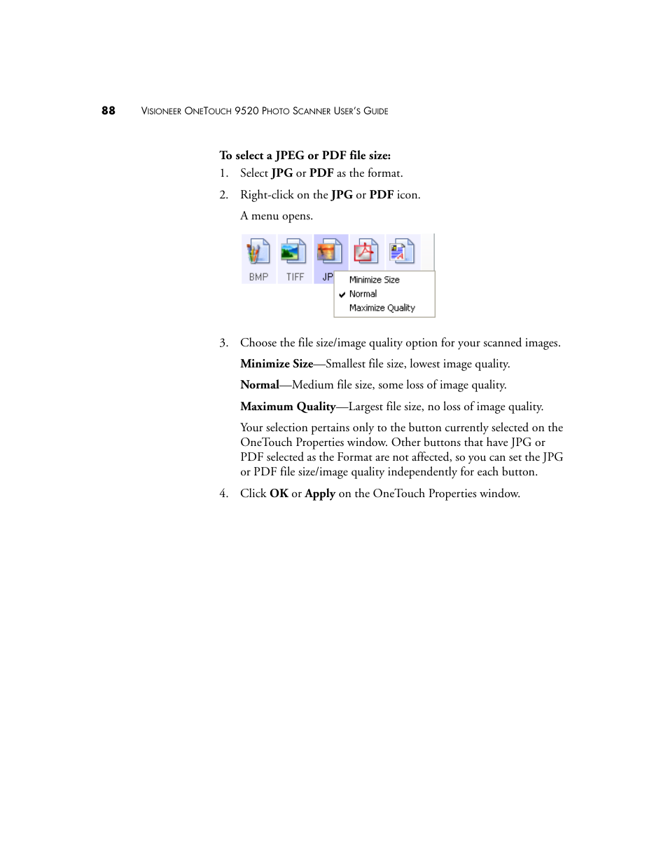 Visioneer 9520 User Manual | Page 95 / 156