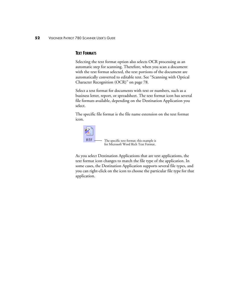 Visioneer Patriot 780 User Manual | Page 59 / 160