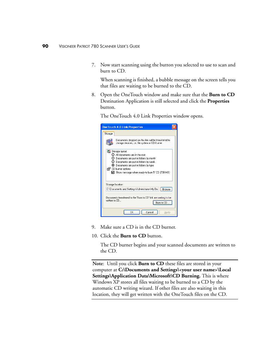 Visioneer Patriot 780 User Manual | Page 97 / 160