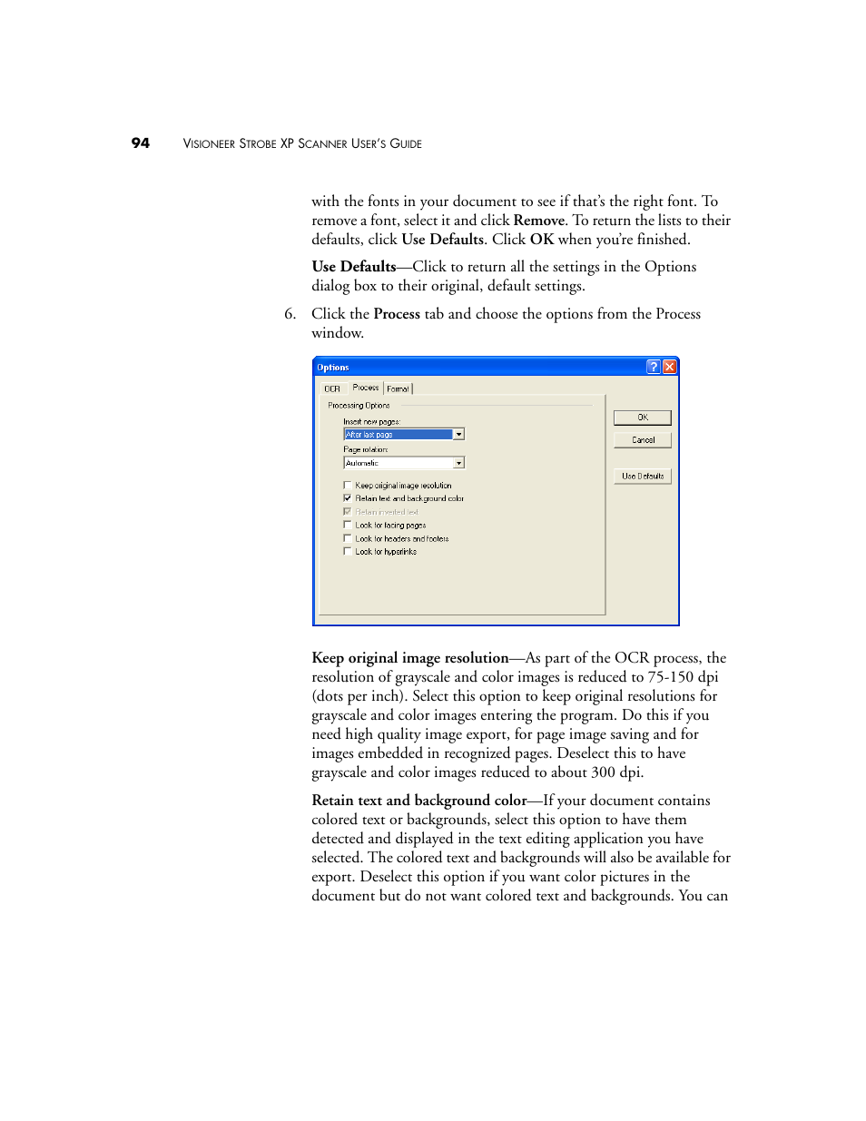 Visioneer XP 100 User Manual | Page 101 / 166