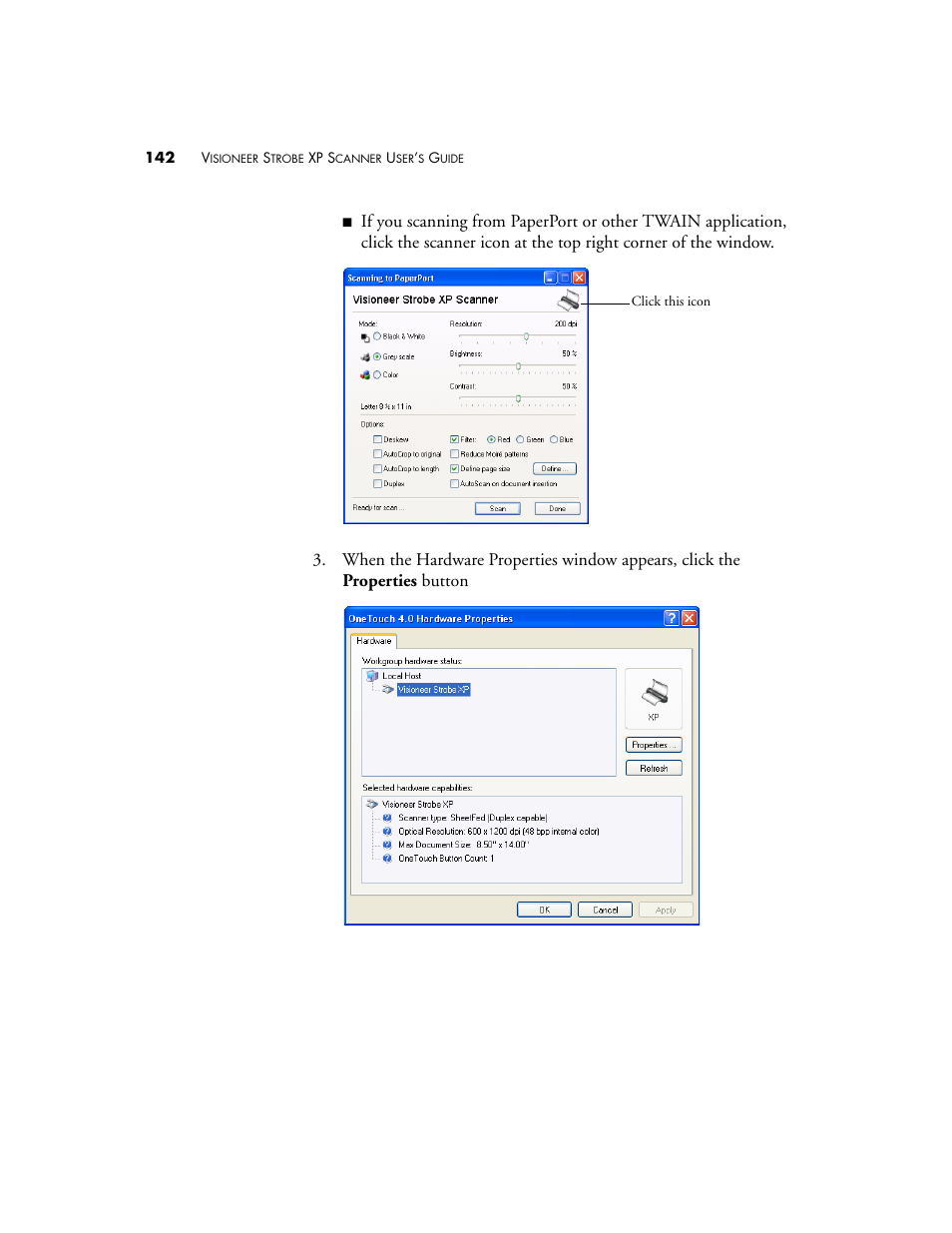 Visioneer XP 100 User Manual | Page 149 / 166