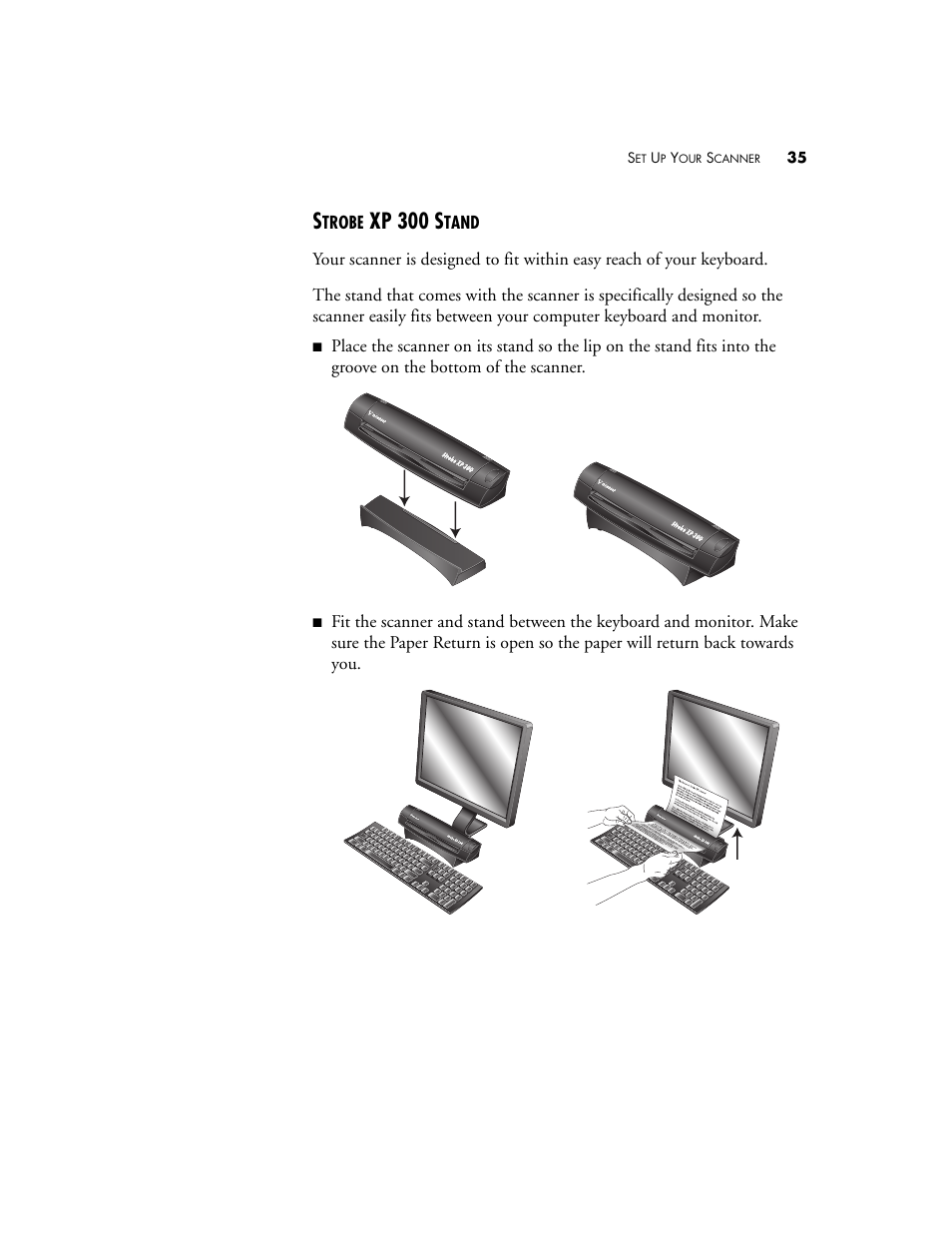 Strobe xp 300 stand, Xp 300 s | Visioneer XP 100 User Manual | Page 42 / 166