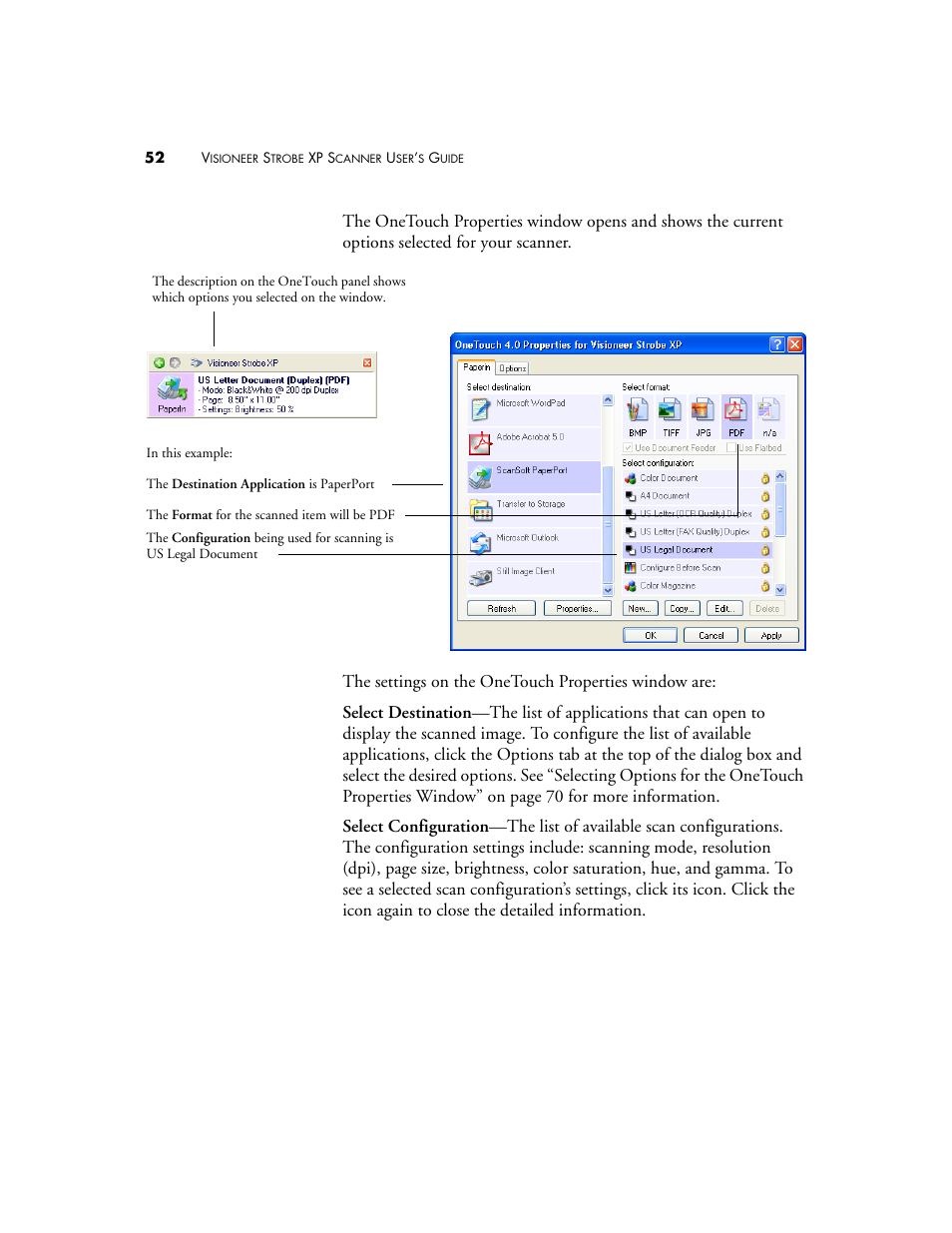 Visioneer XP 100 User Manual | Page 59 / 166
