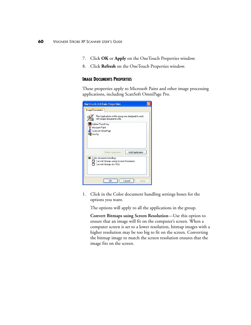 Visioneer XP 100 User Manual | Page 67 / 166