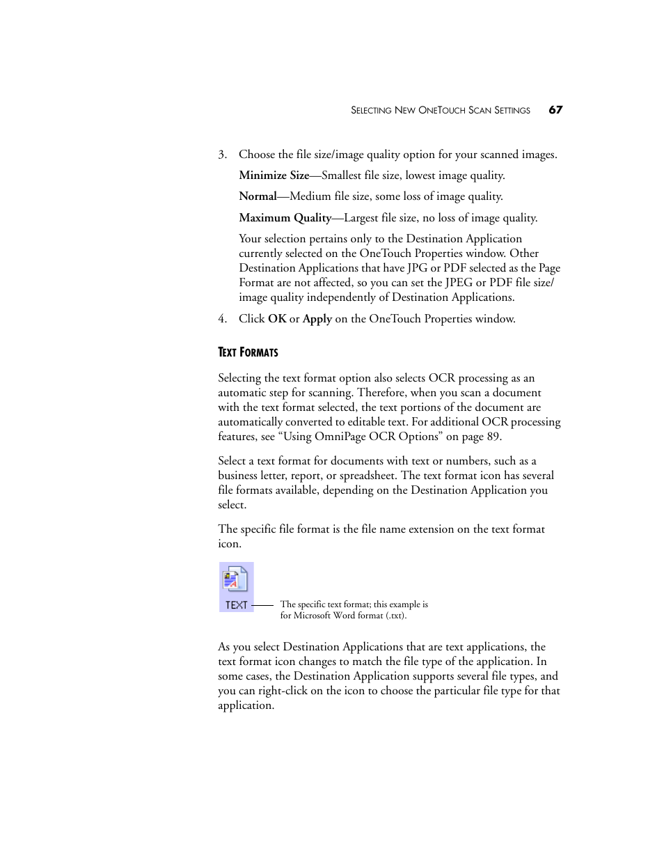 Visioneer XP 100 User Manual | Page 74 / 166