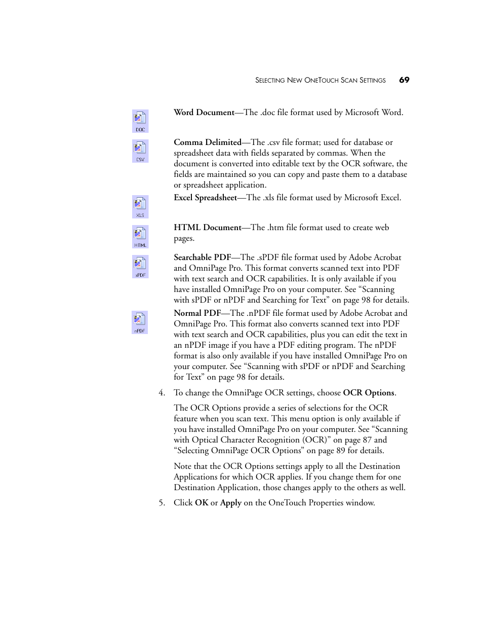 Visioneer XP 100 User Manual | Page 76 / 166