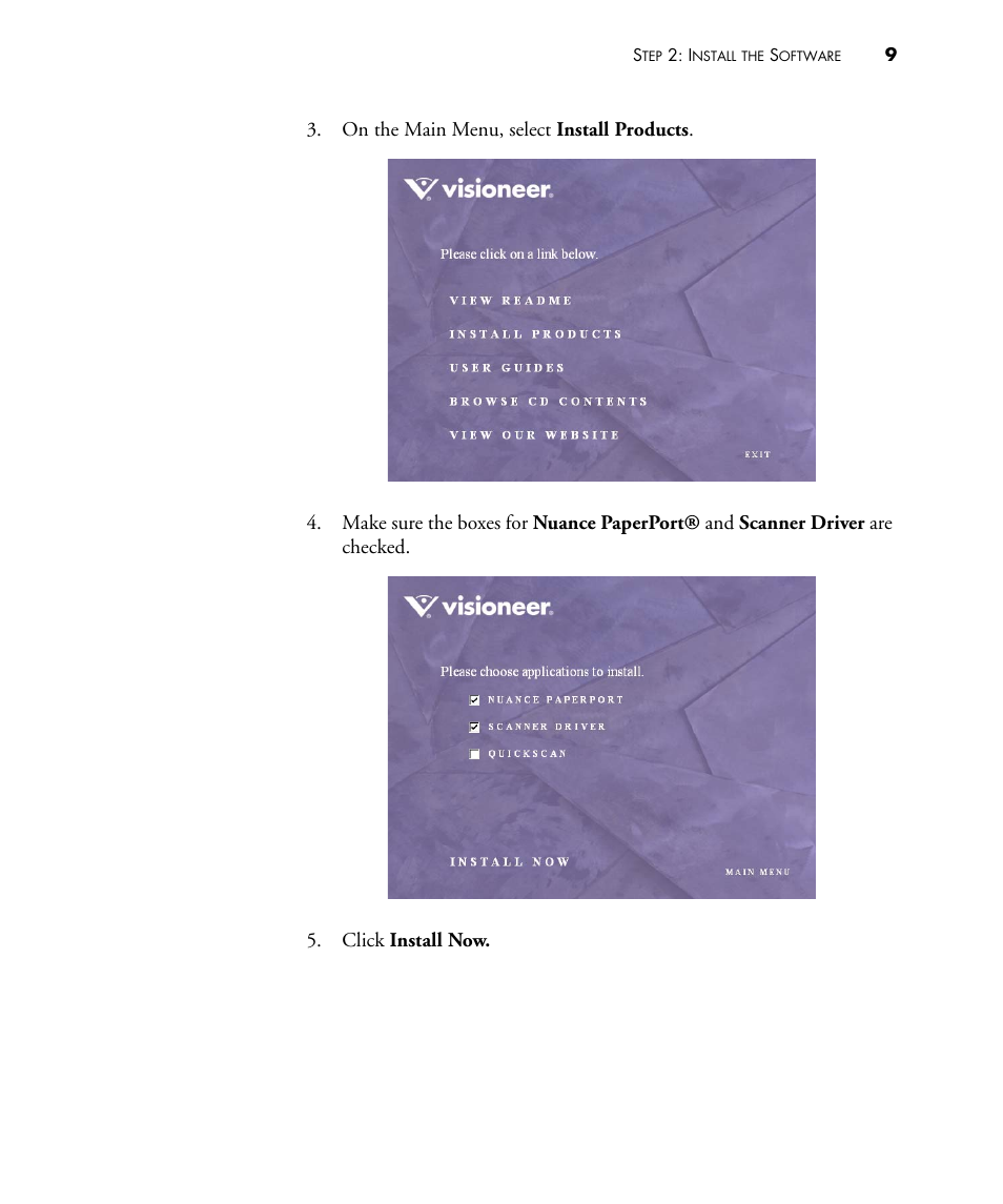Visioneer STROBE 450 User Manual | Page 14 / 94