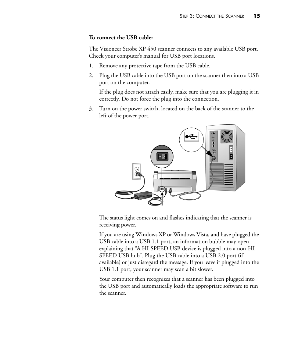 Visioneer STROBE 450 User Manual | Page 20 / 94